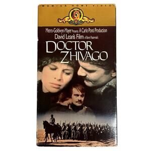 Classic - Doctor Zhivago VHS 2-Tape Set 1988 Omar Shariff & Julie Christie WW1
